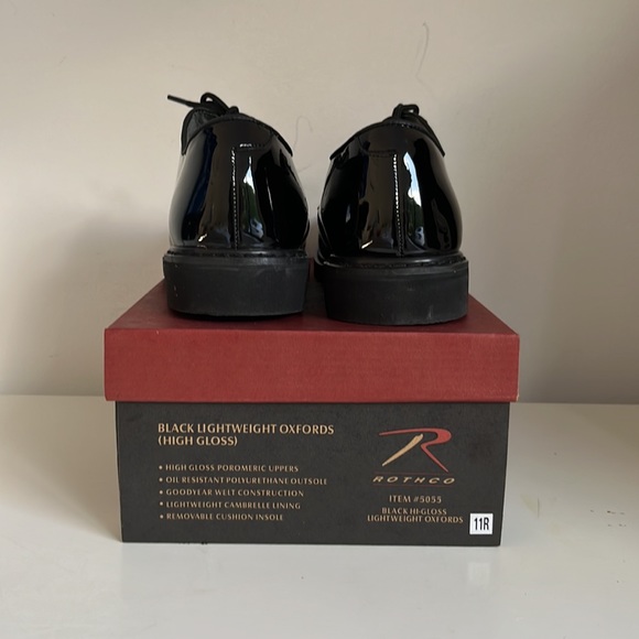 ROTHCO UNIFORM HI-GLOSS OXFORD DRESS SHOE - Picture 4 of 6